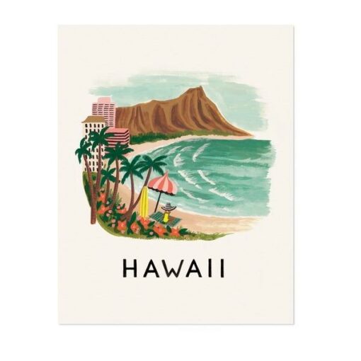 Affiche Hawaï Rifle Paper Co