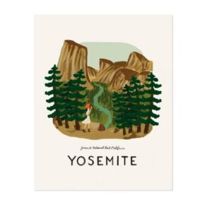 affiche Yosemite Riffle paper