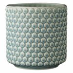 Cache pot bulles turquoise Bloominville 75100047