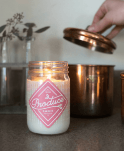 Bougie rhubarbe Produce Candles