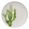 Assiette ronde cactus