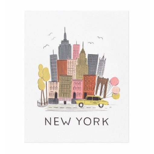 Affiche Rifle Paper Co New York