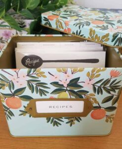 Boîte à recettes Rifle Paper Co Citrus floral