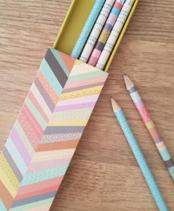 Coffret de 6 crayons à papiers Mini Labo