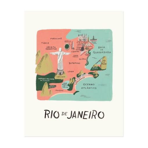 Affiche Rifle Paper Co Rio de Janeiro