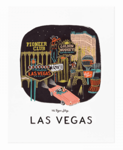 Affiche Las Vegas Rifle Paper