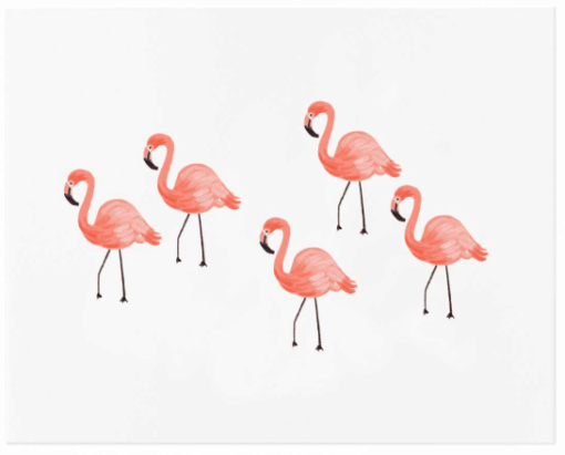 Affiche Flamingo Rifle Paper Co