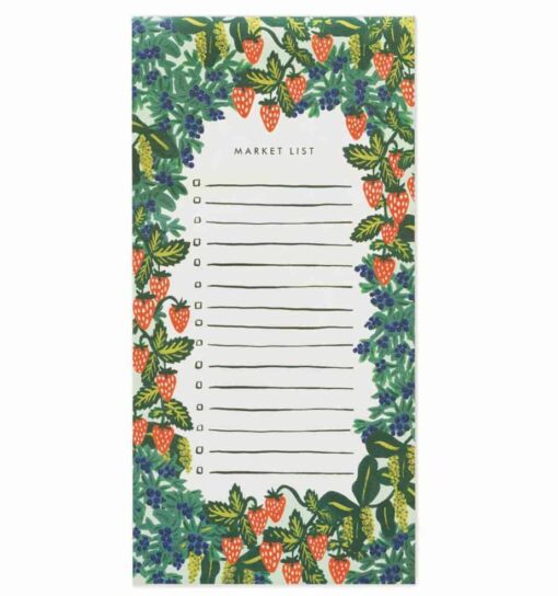 Bloc-notes Rifle Paper Co Strawberry Fields