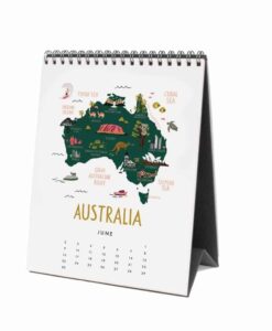 Calendrier Rifle Paper Co Maps of the World 2019