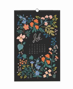 Calendrier Rifle Paper Co Wildwood 2019