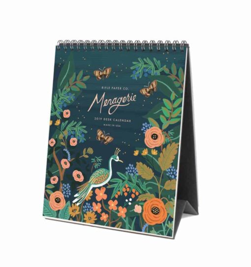Calendrier 2019 Rifle Paper Co Menagerie
