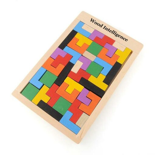 Casse-tête Tangram en bois Puzzle