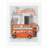 Affiche Londres Rifle Paper Co World Traveler