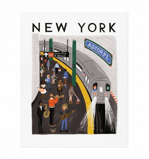 Affiche New York World Traveler Rifle Paper