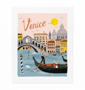 Affiche Venise Rifle Paper Co