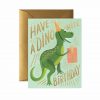 Carte Rifle Paper Dino birthday