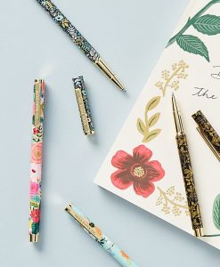 Stylo Juliet rose Rifle Paper Co mine rechargeable