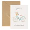 Carte d'anniversaire vélo