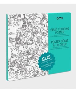 Poster à colorier Atlas OMY