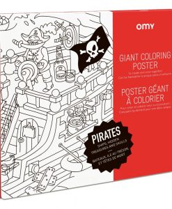 Poster à colorier Pirates OMY