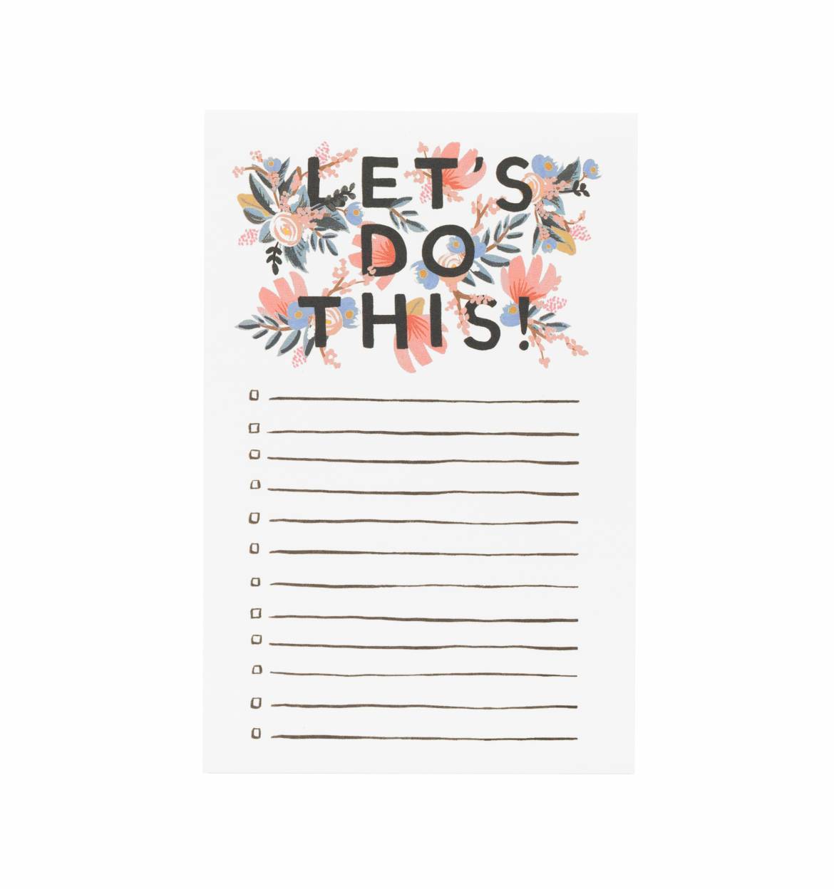 Bloc-notes To-do List - Format A5 - Rouge