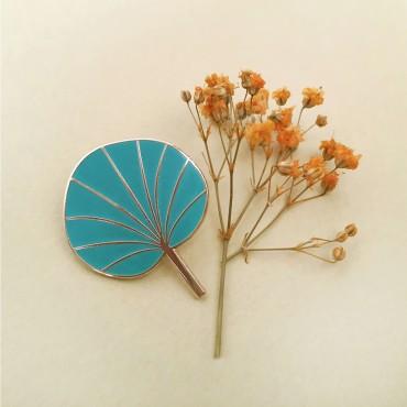 Pin’s Pilea Mini Labo turquoise