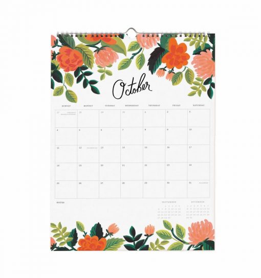 Calendrier 2020 Rifle Paper Co Garden Blooms