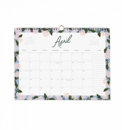 Calendrier 2020 Rifle Paper Co Wild Rose