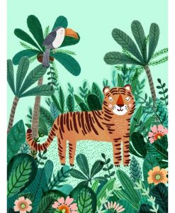 Affiche Tigre Petit Monkey