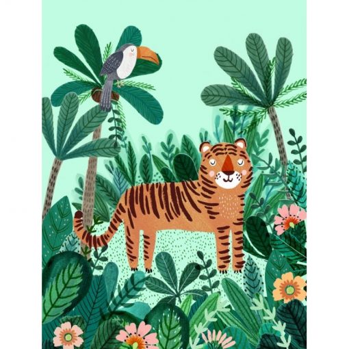 Affiche Tigre Petit Monkey