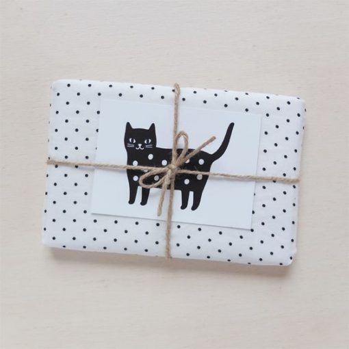 Petite carte Audrey Jeanne Dotty kitty
