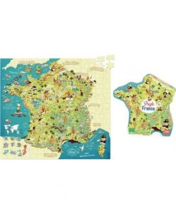 Puzzle carte de France Vilac