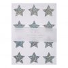 Stickers étoiles Meri Meri – Set de 120, Paillettes argentées