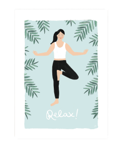 Affiche Yoga Jade Fisher