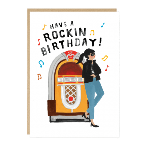 Carte anniversaire Rockin’ Jade Fisher
