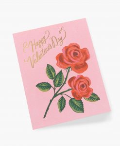 Carte St Valentin Roses are red Rifle Paper Co