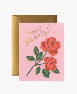 Carte St Valentin Roses are red Rifle Paper Co