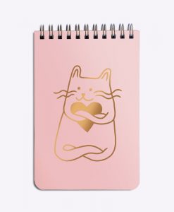 Bloc-notes chat Cat in love Les Editions du Paon