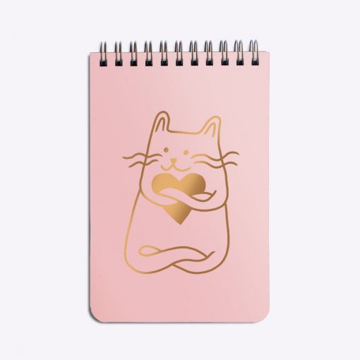 Bloc-notes chat Cat in love Les Editions du Paon