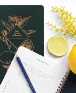 Carnet de recettes Lemonade Les Editions du Paon Vert sapin