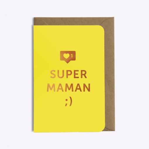 Carte Super maman Les Editions du Paon