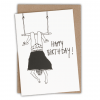 Carte anniversaire Trapeze girl Helen B