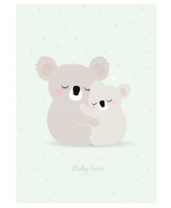 Affiche Koalas Baby Love Zü
