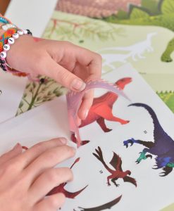 Poster géant + 32 stickers – Dinosaures (5-12 ans)