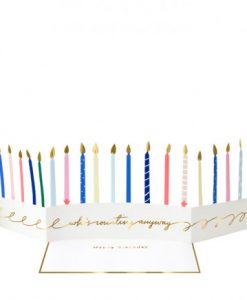 Carte anniversaire Bougies d’anniversaire Meri Meri
