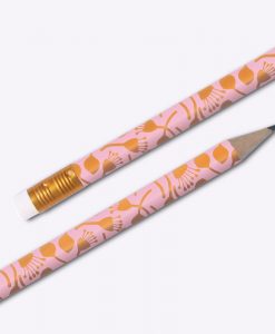 Crayons à papier Les Editions du Paon Pistil rose
