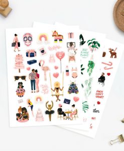 Stickers All The Ways To Say – 3 planches