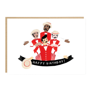 Carte anniversaire Canotiers Jade Fisher