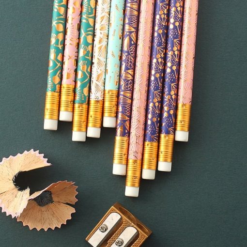 Crayons à papier Les Editions du Paon Pistil émeraude