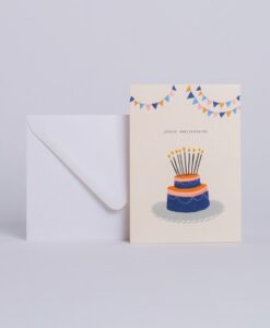Carte d’anniversaire Cake Season Paper